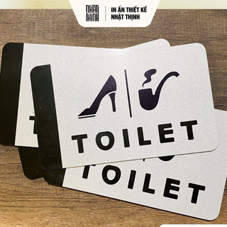 BẢNG TOILET • BẢNG NHÀ VỆ SINH • ALU NHŨ BẠC