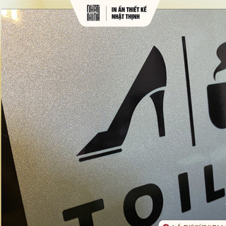 BẢNG TOILET • BẢNG NHÀ VỆ SINH • ALU NHŨ BẠC