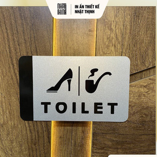 BẢNG TOILET • BẢNG NHÀ VỆ SINH • ALU NHŨ BẠC