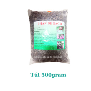 Phân Dê Sạch Đã Qua Xử Lý Phơi Khô, chuyên dùng cho phong lan cây kiểng Bonsai (Gói 500GRAM/1KG)