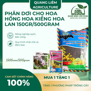 Phân Dơi Nguyên Chất Thuận Phát Cho Hoa Hồng, Hoa Kiểng Hoa Lan - Túi 150gram/500gram