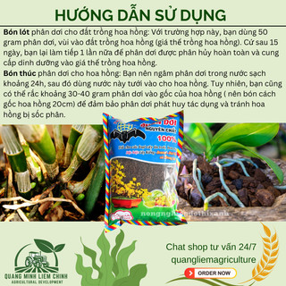 Phân Dơi Nguyên Chất Thuận Phát Cho Hoa Hồng, Hoa Kiểng Hoa Lan - Túi 150gram/500gram