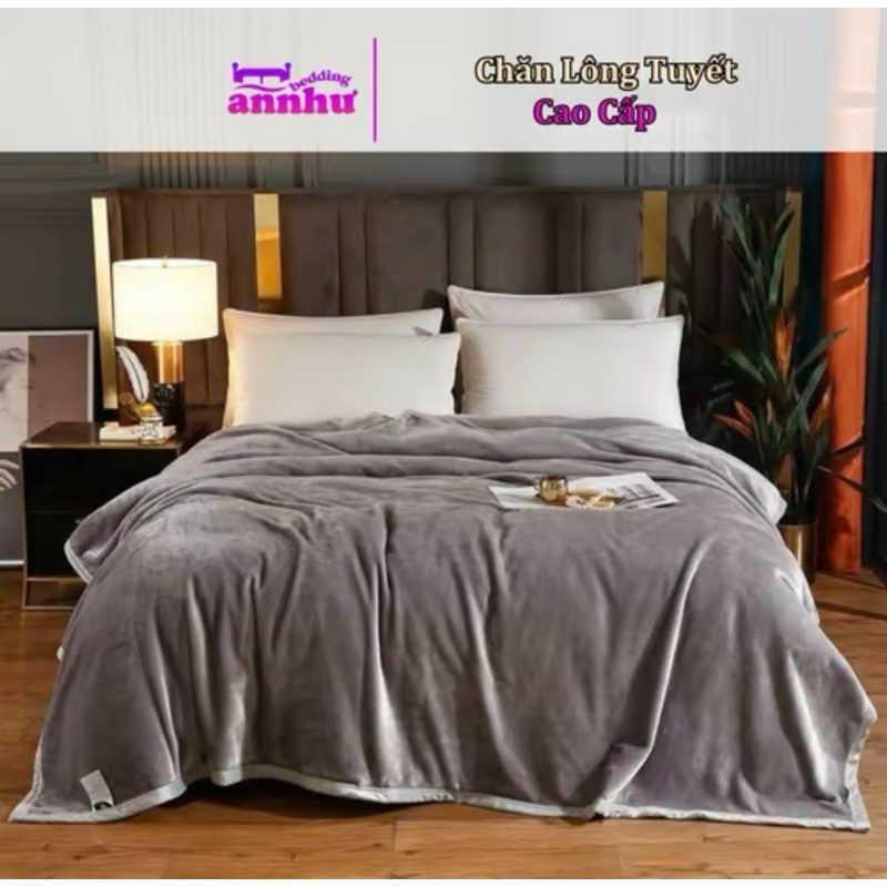 Chăn Lông Tuyết Cao Cấp 2mx2m3 Hàng Nhập Khẩu Loại 1 An Như Bedding
