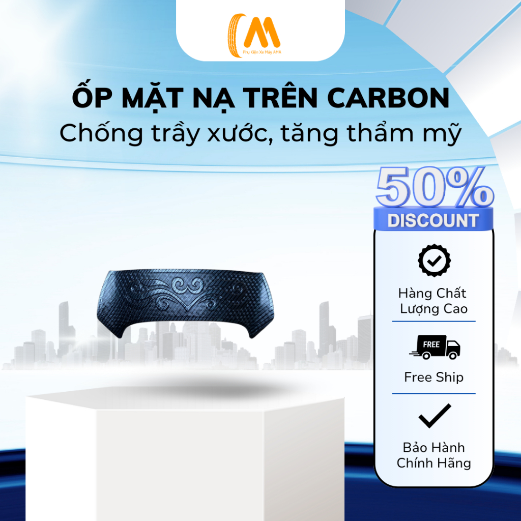 Ốp Mặt Nạ Trên Mạ Carbon, Xi Cao Cấp cho SH Mode 2020-2024 Chất Liệu ...