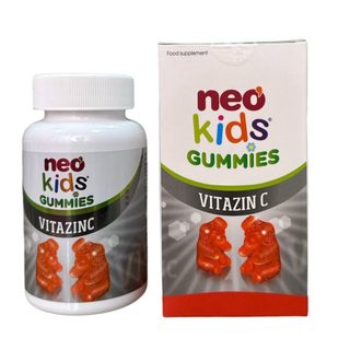 [ Chính Hãng ] NEO KIDS Gummies Kẽm Hữu Cơ Neo Kids Hộp 60 Viên Nhai