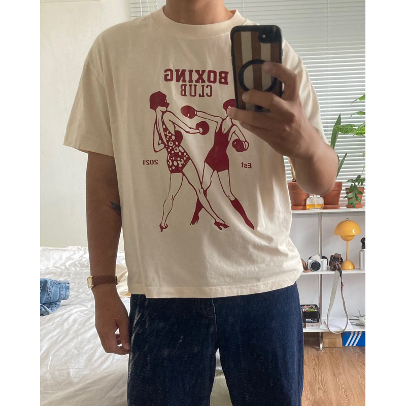 Áo thun boxing club (Nam/Nữ) 100% cotton | BigBuy360 - bigbuy360.vn