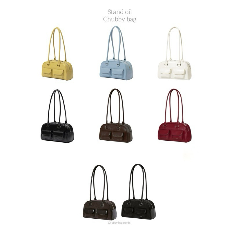 [New Color-Red Wine] Túi Stand Oil Chubby Bag Hàn Quốc Hàng Loại 1 ...