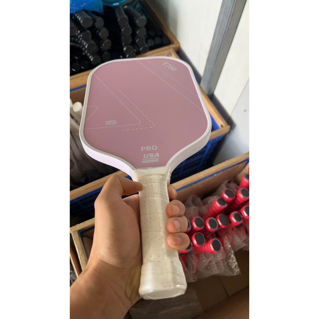 Vợt Pickleball bền đẹp và siêu nhẹ cho các chị em, vợt pickleball sợi thủy tinh, sợi carbon cao cấp giá rẻ