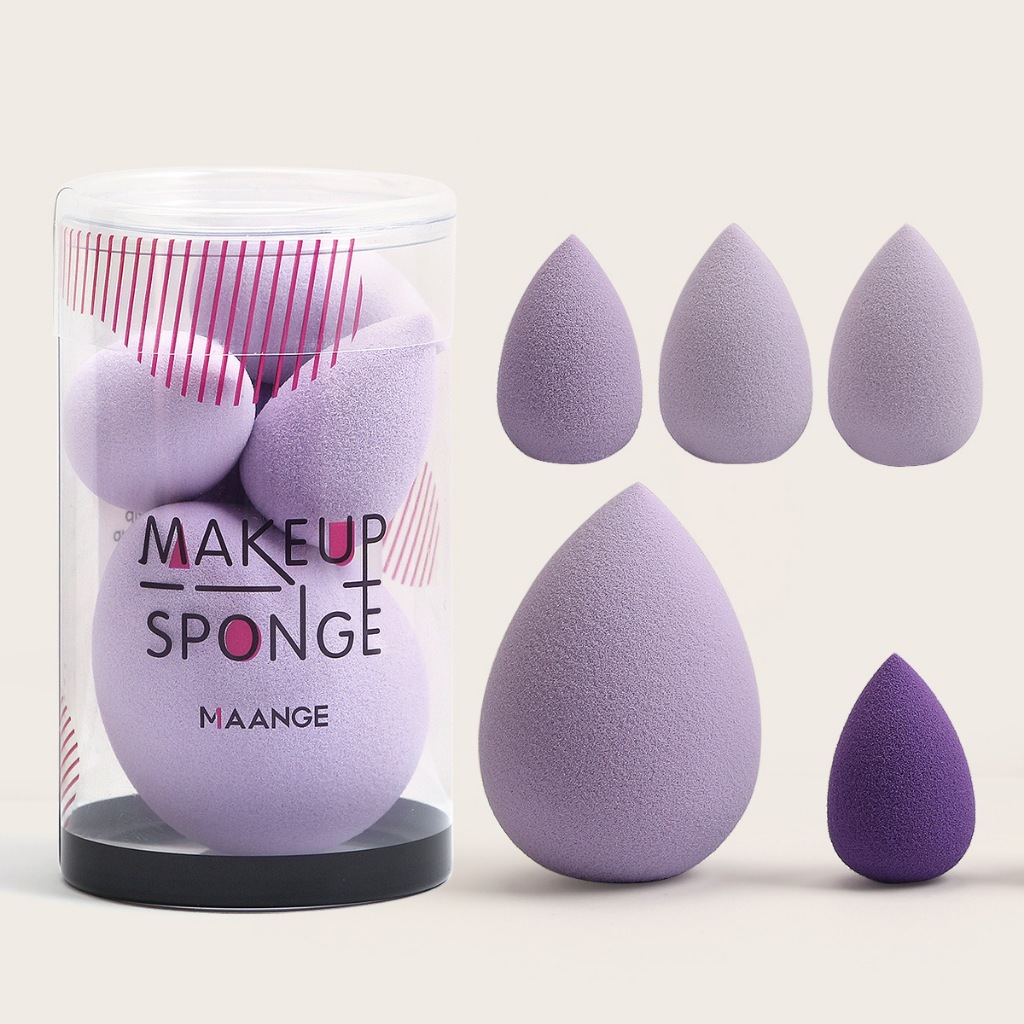 MAANGE Hộp 5 mút tán kem nền mịn dễ thương 25g | NHÍM HOUSE
