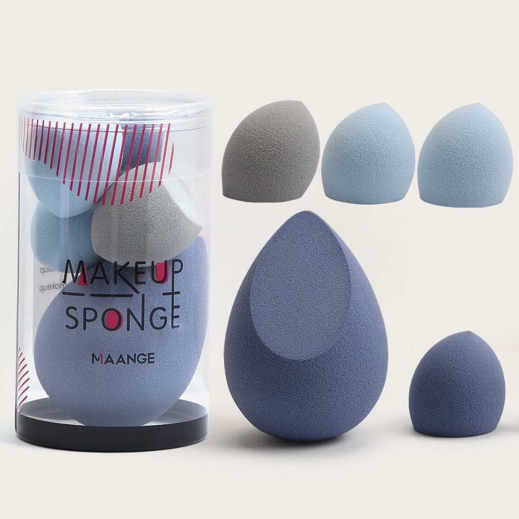 MAANGE Hộp 5 mút tán kem nền mịn dễ thương 25g | NHÍM HOUSE