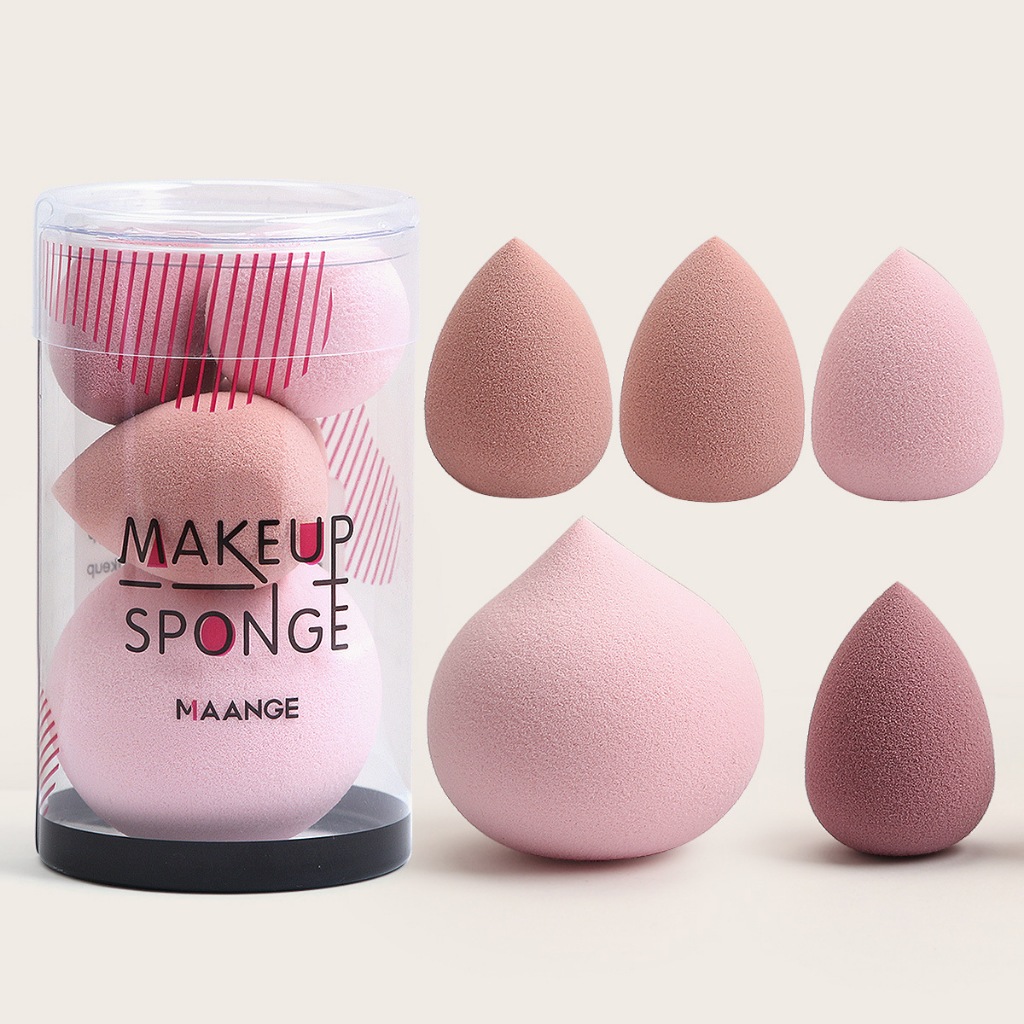 MAANGE Hộp 5 mút tán kem nền mịn dễ thương 25g | NHÍM HOUSE