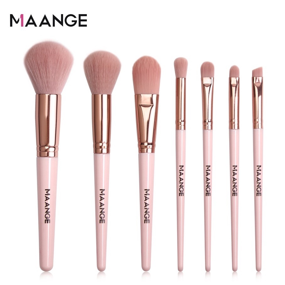 MAANGE Bộ cọ trang điểm 7 cây lông cọ mềm mịn | NHÍM HOUSE