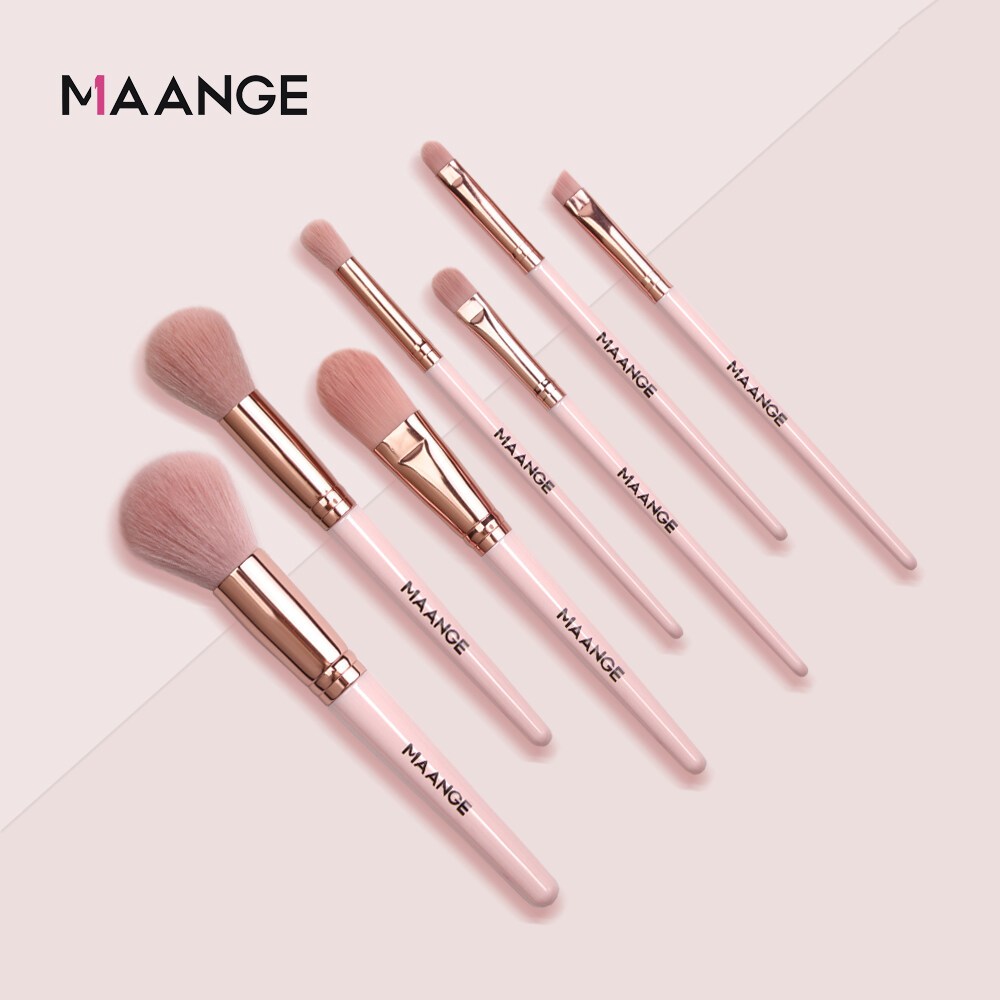 MAANGE Bộ cọ trang điểm 7 cây lông cọ mềm mịn | NHÍM HOUSE