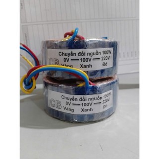 100W Bộ đổi nguồn gắn trong 220V sang 100V cho quạt Nhật, lọc khí, xạc máy khoan pin