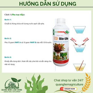 Phân Bón Vi Lượng VD58, Dung Dịch Trồng Thủy Canh, Thủy Sinh Bio-Life (1 Lít), thủy canh tĩnh