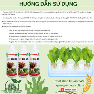 Phân Bón Vi Lượng VD58, Dung Dịch Trồng Thủy Canh, Thủy Sinh Bio-Life (1 Lít), thủy canh tĩnh
