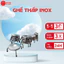 Ghế thấp inox, ghế ngồi xổm, ghế nhặt rau, ghế thấp dùng tại nhà