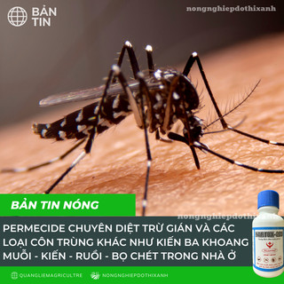 Dung dịch pha nước diệt kiến, gián, ve, rận, bọ chét Hantox-200 (chai 50ml, 100ml) - Cty Dược Hanvet