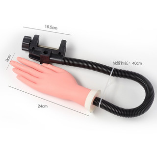 Bàn tay silicon kẹp bàn - bàn tay giả học nail , thực hành , cán ngón tay có thể uốn cong tuỳ chỉnh
