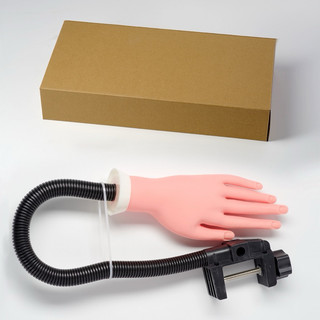Bàn tay silicon kẹp bàn - bàn tay giả học nail , thực hành , cán ngón tay có thể uốn cong tuỳ chỉnh