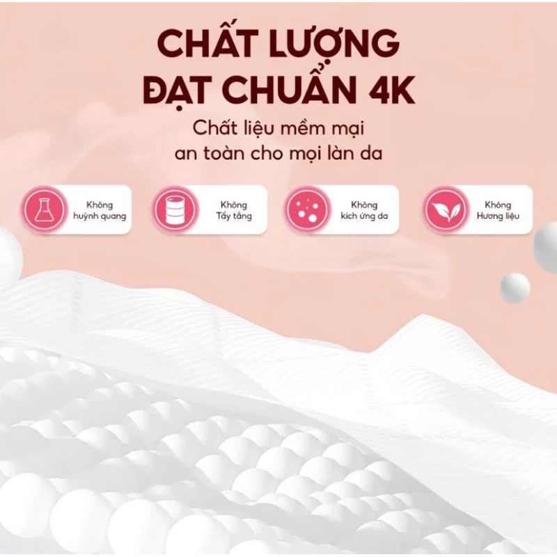 Thùng 10 Bịch Giấy Vệ Sinh Treo Tường Đa Sắc  làm từ bột gỗ nguyên chất, giấy tờ 4 lớp, dai mịn