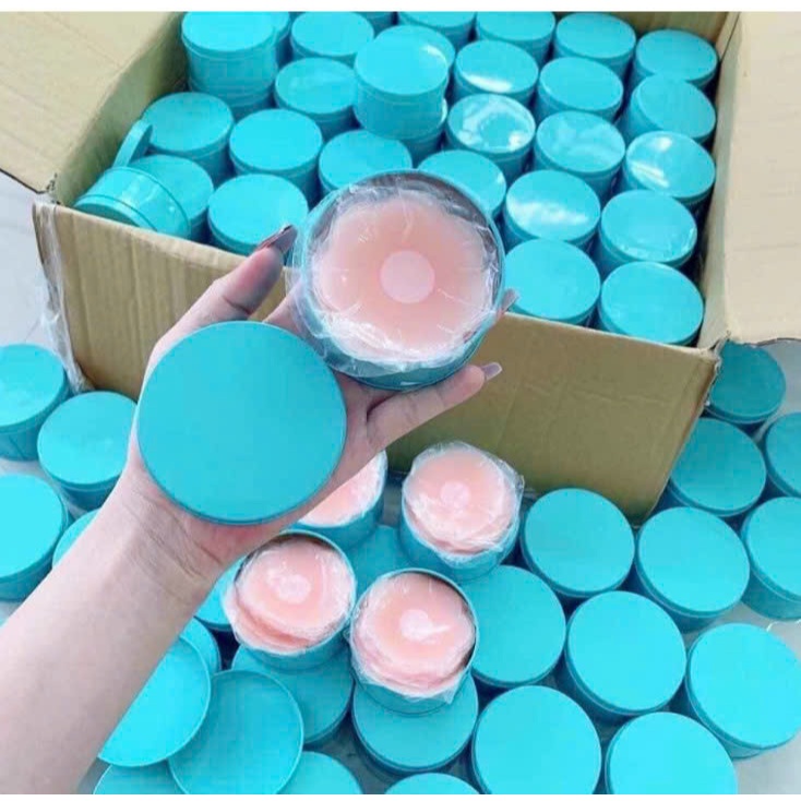 Miếng dán ngực silicon dán ti, chống nước sử dụng nhiều lần- PK01