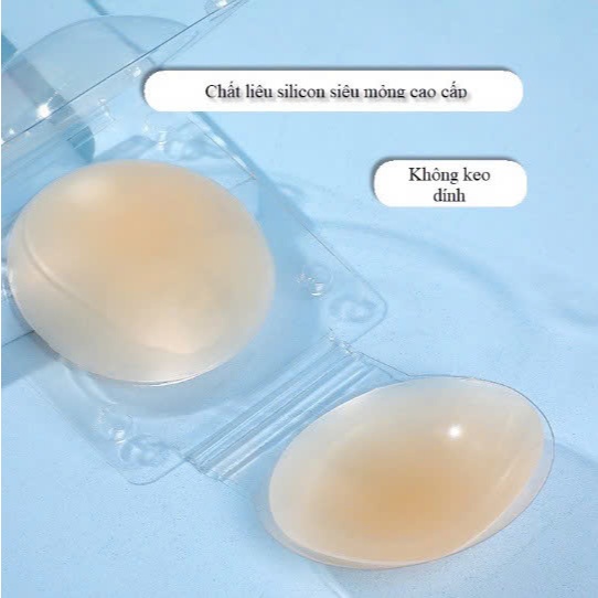 Miếng dán ngực silicon dán ti, chống nước sử dụng nhiều lần- PK01