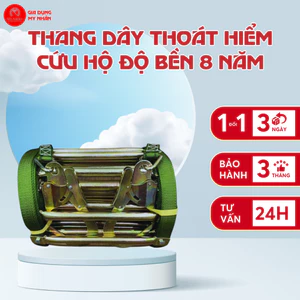 5M 10M 15M 20M 25M THANG DÂY THOÁT HIỂM CỨU HỘ Độ Bền 8 Năm My Nhân