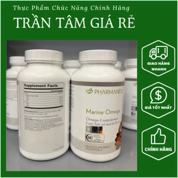 Tiếng Anh - Nuskin Omega 3 Marine - Omega3 nuskin hỗ trợ tim mạch, da, tóc, móng.