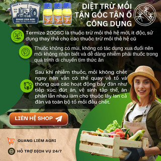 Thuốc diệt mối thế hệ mới Termize 200SC (50ml) Hợp Trí - Diệt mối cả đàn, dùng trong nhà