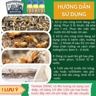 Thuốc diệt mối thế hệ mới Termize 200SC (50ml) Hợp Trí - Diệt mối cả đàn, dùng trong nhà