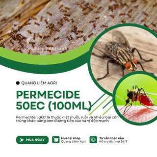 Thuốc diệt muỗi Permecide 50EC - Chai 100ml HỢP TRÍ, ruồi muỗi kiến gián các loại côn trùng