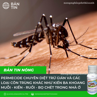 Thuốc diệt muỗi Permecide 50EC - Chai 100ml HỢP TRÍ, ruồi muỗi kiến gián các loại côn trùng