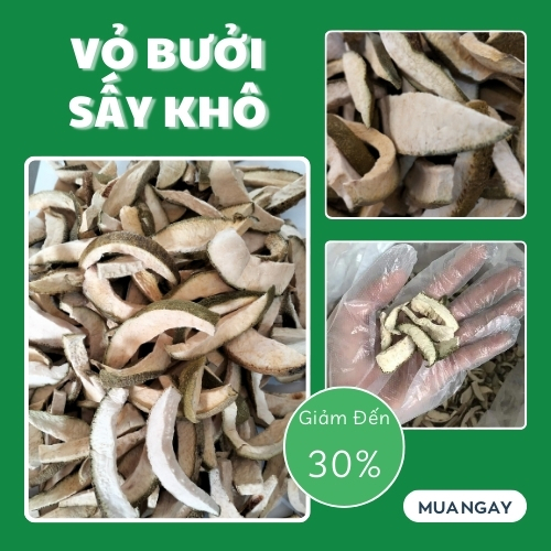 [Thảo Dược] Vỏ Bưởi Khô Sấy Khô Nguyên Chất - Hàng Loại 1 -  100gram