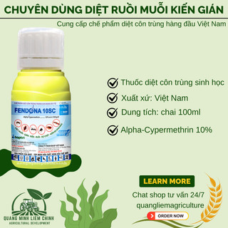 Thuốc diệt côn trùng trong nhà Fendona 10SC HỢP TRÍ, ruồi muỗi kiến gián (chai 50ml)