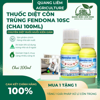 Thuốc diệt côn trùng trong nhà Fendona 10SC HỢP TRÍ, ruồi muỗi kiến gián (chai 50ml)