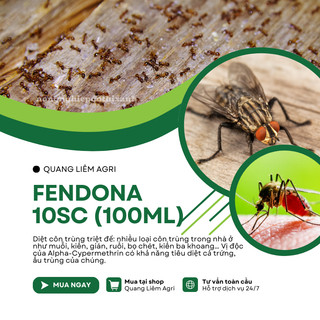 Thuốc diệt côn trùng trong nhà Fendona 10SC HỢP TRÍ, ruồi muỗi kiến gián (chai 50ml)