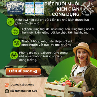 Thuốc diệt côn trùng trong nhà Fendona 10SC HỢP TRÍ, ruồi muỗi kiến gián (GÓI 5ML)