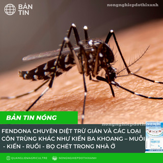 Thuốc diệt côn trùng trong nhà Fendona 10SC HỢP TRÍ, ruồi muỗi kiến gián (GÓI 5ML)