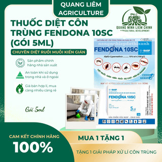 Thuốc diệt côn trùng trong nhà Fendona 10SC HỢP TRÍ, ruồi muỗi kiến gián (GÓI 5ML)