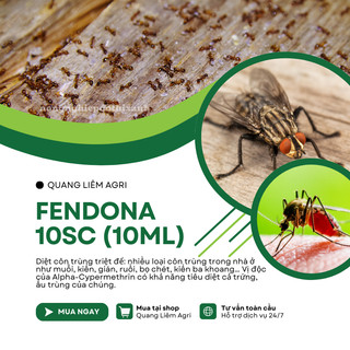 Thuốc diệt côn trùng trong nhà Fendona 10SC HỢP TRÍ, ruồi muỗi kiến gián (GÓI 5ML)