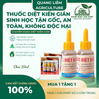 Thuốc Diệt Kiến Gián Sinh Học tận gốc, an toàn, không độc hại (chai 10ml)