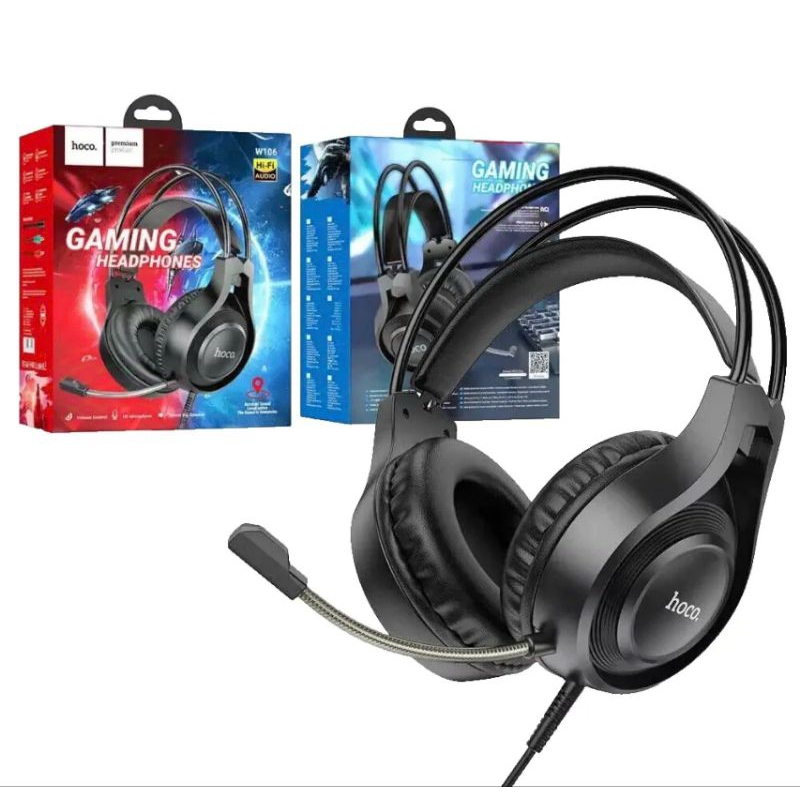 Tai nghe game Hoco W106 có mic đàm thoại âm thanh to rõ .