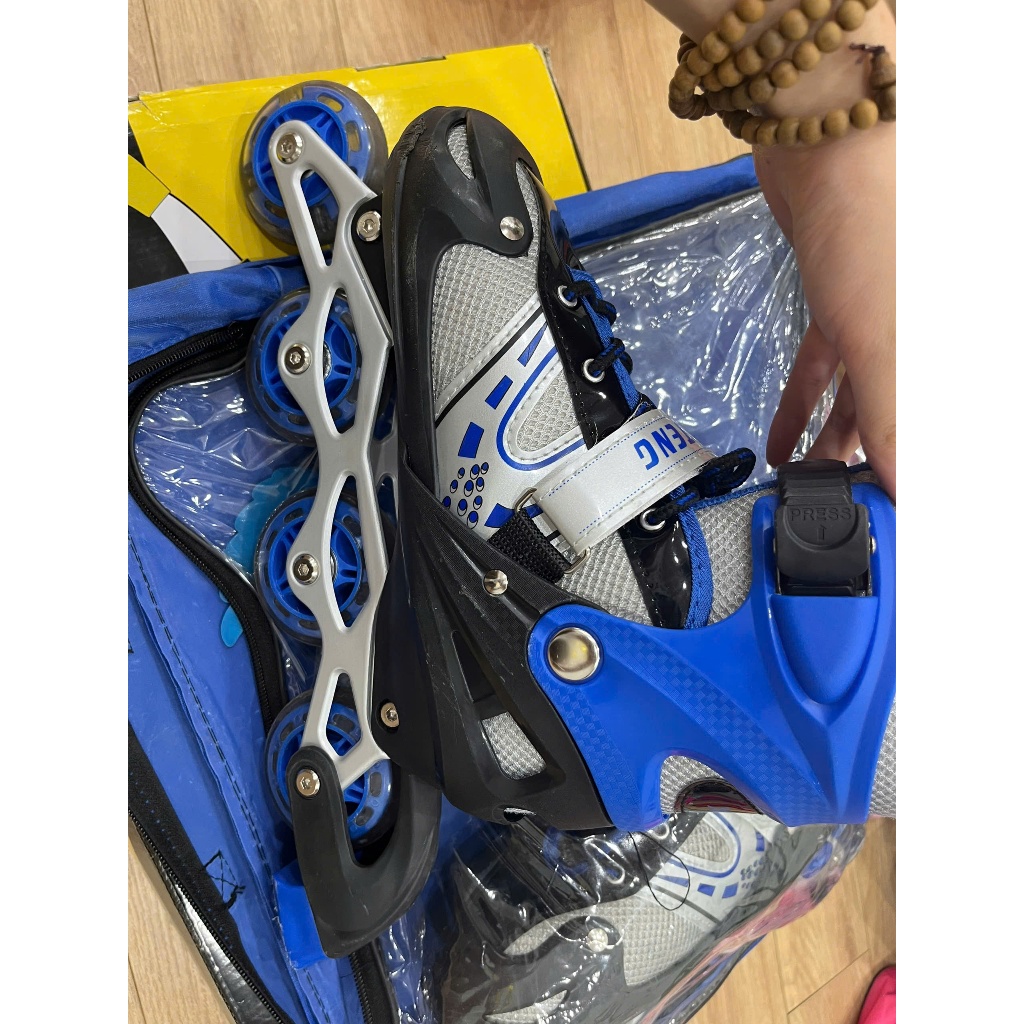 Ảnh Giày Trượt Patin Cougar Bear Có 1 Bánh Đèn Phát Sáng, Chỉnh Được Size Tiện Lợi 4