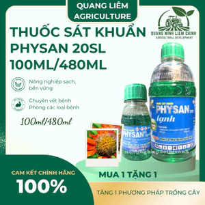 Chế phẩm sát khuẩn Physan 20SL, Xử lí thối nhũn – Chai 100ml/480ML