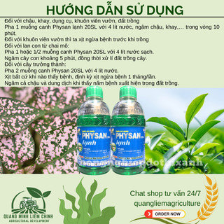 Chế phẩm sát khuẩn Physan 20SL, Xử lí thối nhũn – Chai 100ml/480ML