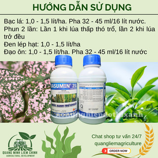 Chế phẩm xử lí nấm benh Kasumin 2SL, vàng lá vi khuẩn, đốm lá, đốm sọc, thối nhũn (425ml)