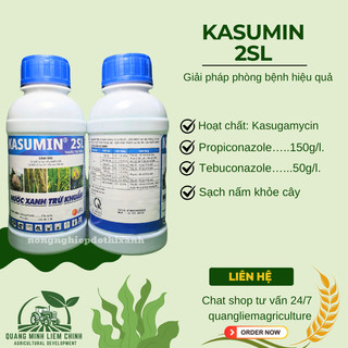 Chế phẩm xử lí nấm benh Kasumin 2SL, vàng lá vi khuẩn, đốm lá, đốm sọc, thối nhũn (425ml)