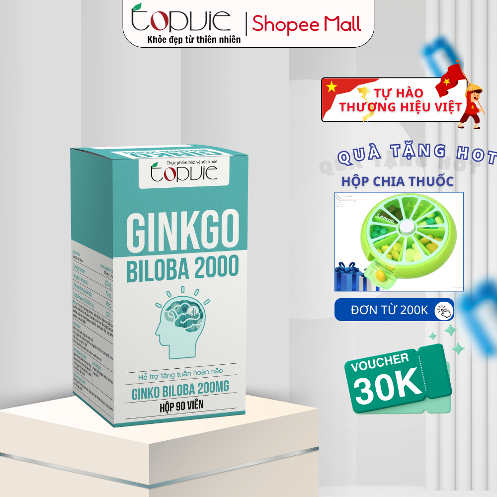 Bổ não Topvie Ginkgo Biloba 2000