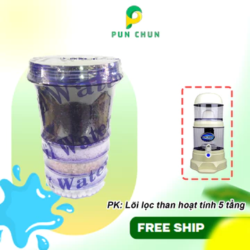 Lõi Lọc Than Hoạt Tính 5 Tầng Lọc Thay Thế Cho Bình Lọc Nước - Lõi than bình lọc nước